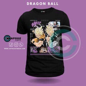 CAMISETA VEGETA Y GOKU