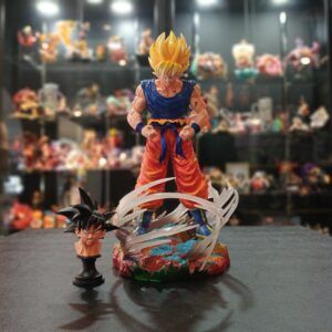 FIGURA GOKU 1RA TRANSFORMACION-32.5cm-PVC