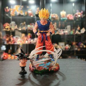 FIGURA DRAGON BALL-GOKU 1RA TRANSFORMACION-32.5cm-PVC