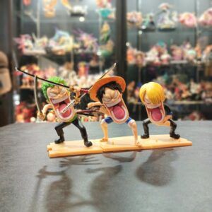 FIGURA ONE PIECE 3PCS/SET-11cm-PVC