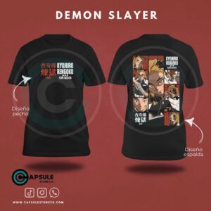 CAMISETA RENGOKU-DEMON SLAYER