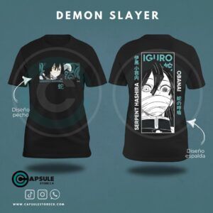 CAMISETA OBANAI IGURO-DEMON SLAYER