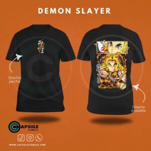 CAMISETA RENGOKU-DEMON SLAYER