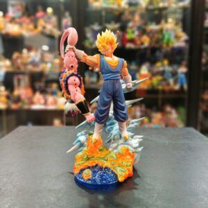 FIGURA DRAGON BALL-VEGETTO VS MAJIN BUU-30cm-PVC