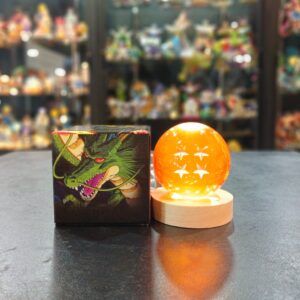 ESFERAS DEL DRAGON BALL 4 ESTRELLAS CON LAMPARA