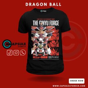 CAMISETA DRAGON BALL- FUERZAS GINYU