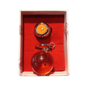 LLAVERO Y ANILLO DE ESFERA DEL DRAGON - DRAGON BALL