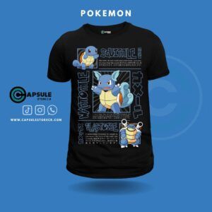 CAMISETA POKEMON-EVOLUCIÓN SQUIRTLE-S