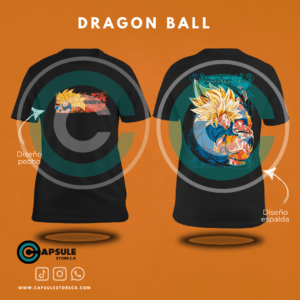 CAMISETA DRAGON BALL-GOKU SUPER SAIYAJIN 3