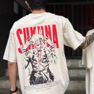 CAMISETA OVERSIZE JUJUTSU KAISEN-SUKUNA
