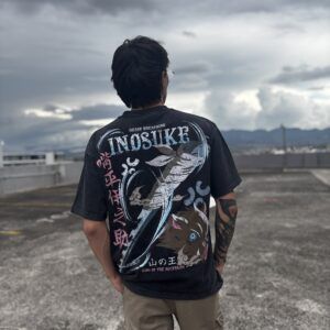 CAMISETA OVERSIZE DEMON SLAYER-INOSUKE