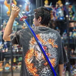 KATANA DEMON SLAYER-TOMIOKA-PLASTICO CON LUZ-102cm