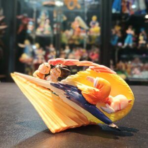 FIGURA DRAGON BALL-MAESTRO ROSHI KRILLIN Y GOKU-6CM-PVC