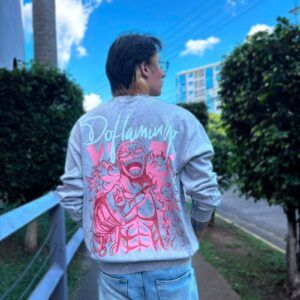 SUDADERA OVERSIZE ONE PIECE-DOFLAMINGO