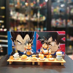 FIGURA DRAGON BALL-GOKU Y VEGETA-16cm-2PCS/SET-PVC