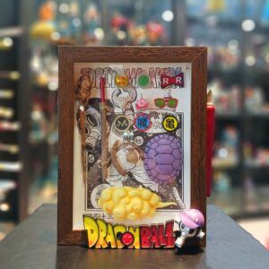 FIGURA DRAGON BALL-CUADRO DRAGON BALL Z-34cm-PVC