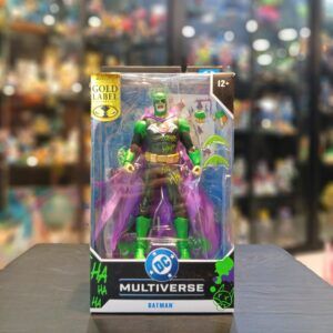 FIGURA DC MULTIVERSE-JOKER GOLD LAB-ARKHAM KNIGHT